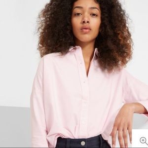 Pink Japanese oxford button down